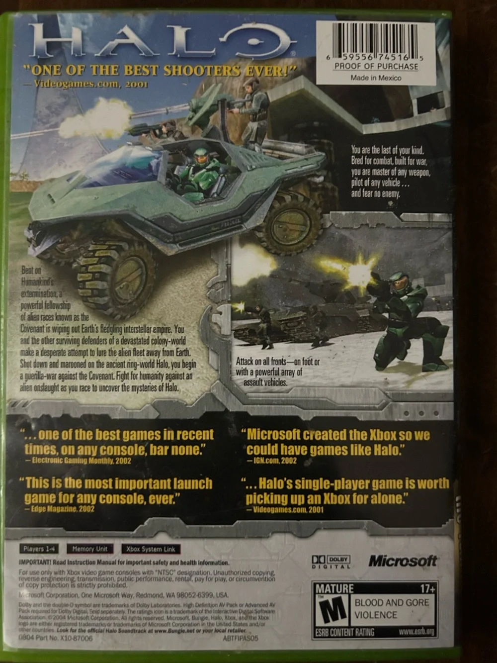 CIB Pre-Owned Halo: Combat Evolved Game of the Year Edition for Microsoft Xbox